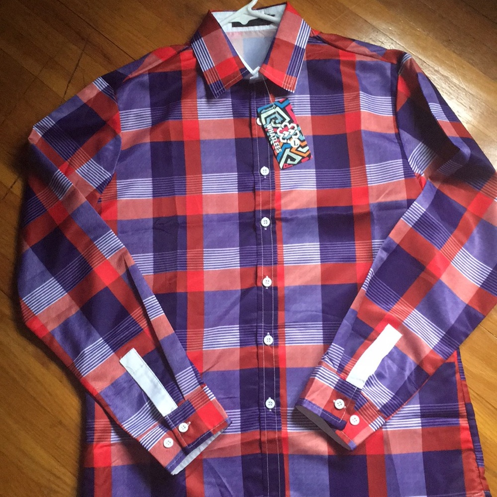 Whatlees NWT men’s button down shirt